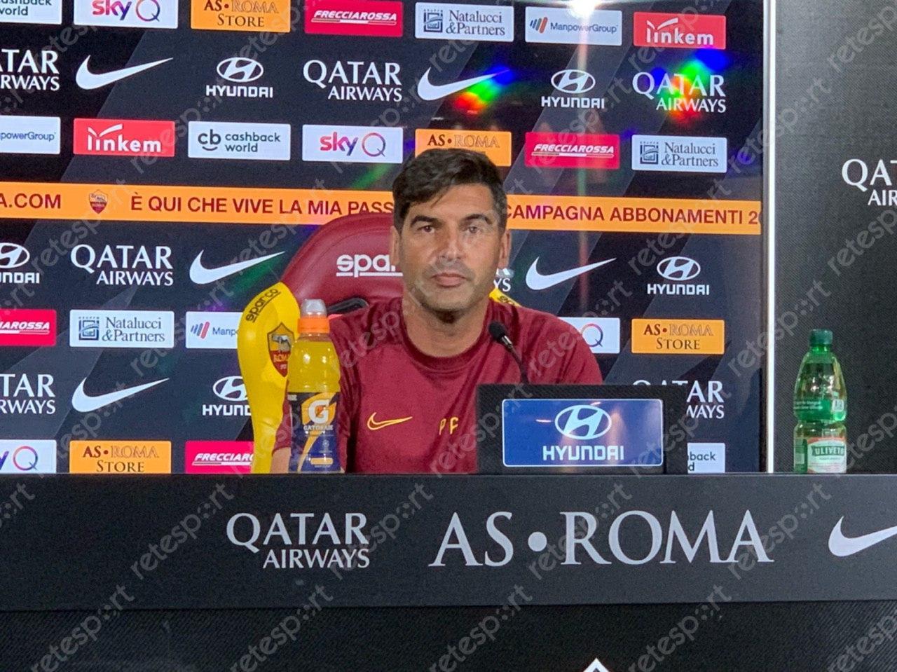 Verona-Roma, domani alle 13.30 la conferenza stampa di mister Fonseca