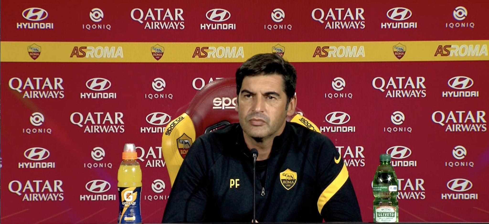 Roma, Fonseca: “Non voglio più parlare del diesse. Smalling titolare? Vediamo” – VIDEO