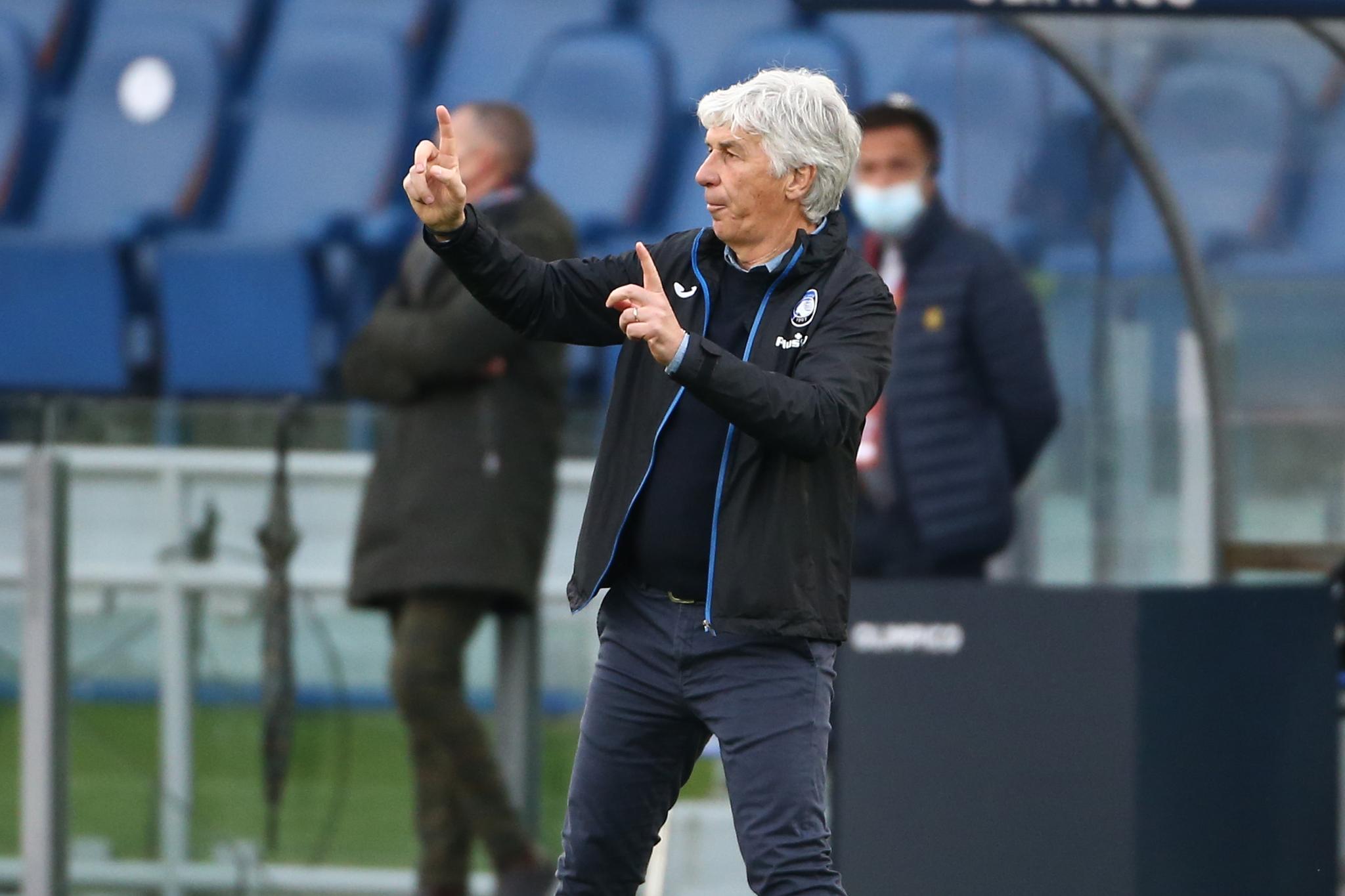 Gasperini: “Zapata domani può giocare ma nel mercato può succedere qualsiasi cosa”