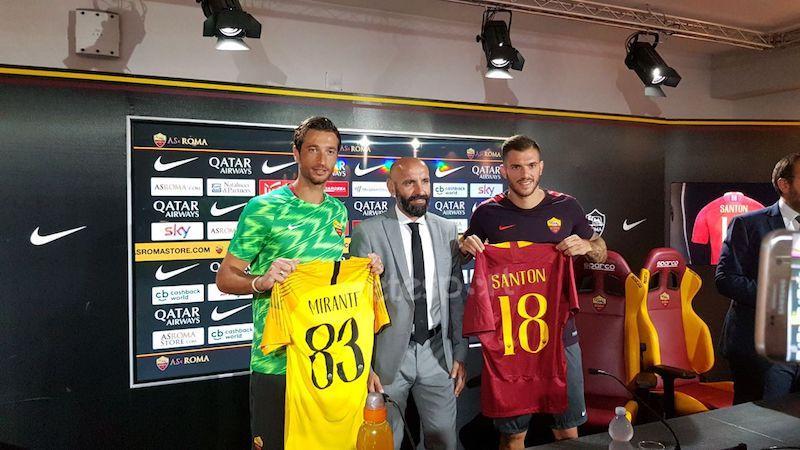 [FOTO e VIDEO] – Monchi: “Santon e Mirante li ho voluti tanto tempo fa. Per Alisson non ci sono novità, ma sono più fiducioso per il rinnovo di Florenzi”