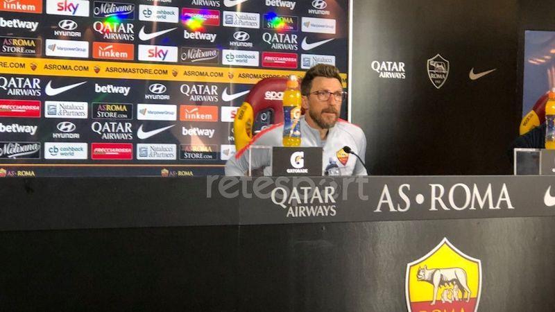 [VIDEO] – Di Francesco: “Derby importante per il futuro della Roma, non per me. Potrebbero esserci sorprese”