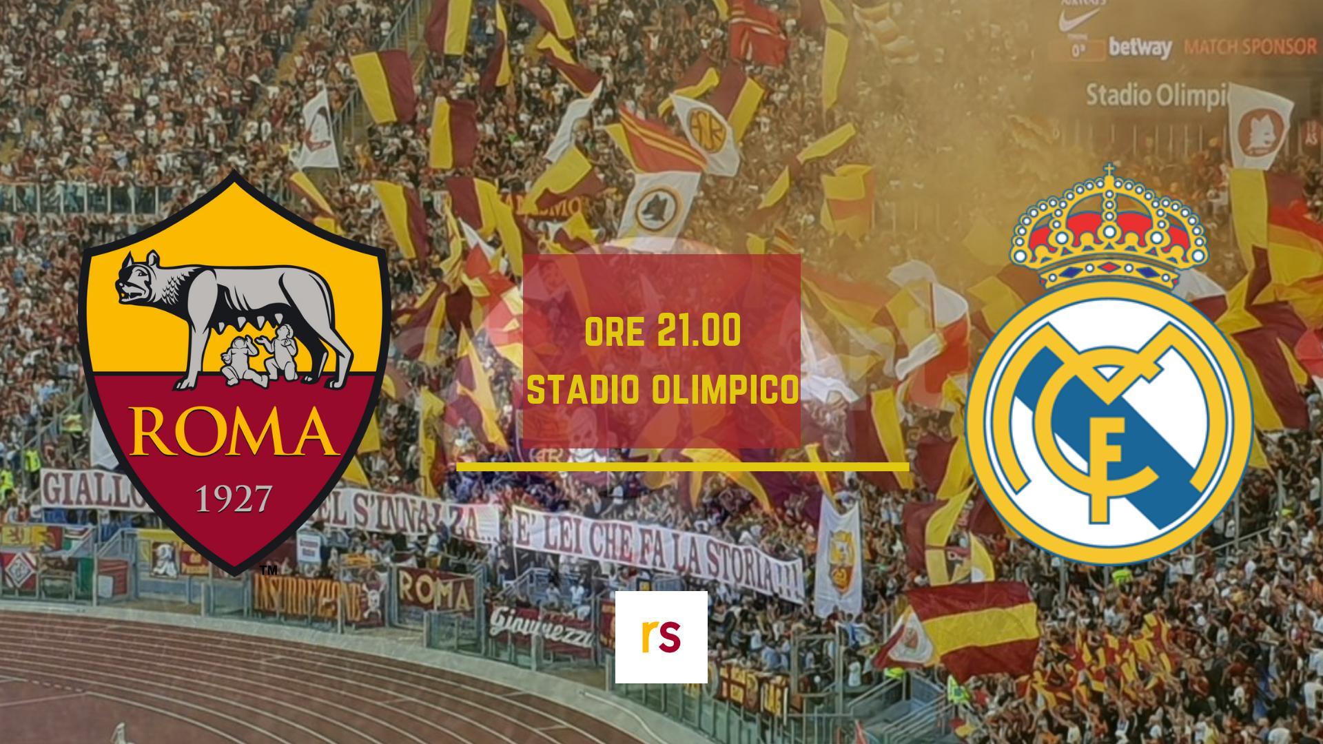 [FOTO e VIDEO] – Roma-Real Madrid 0-2. Dopo 45′ si spegne la luce all’Olimpico, giallorossi agli ottavi tra i fischi