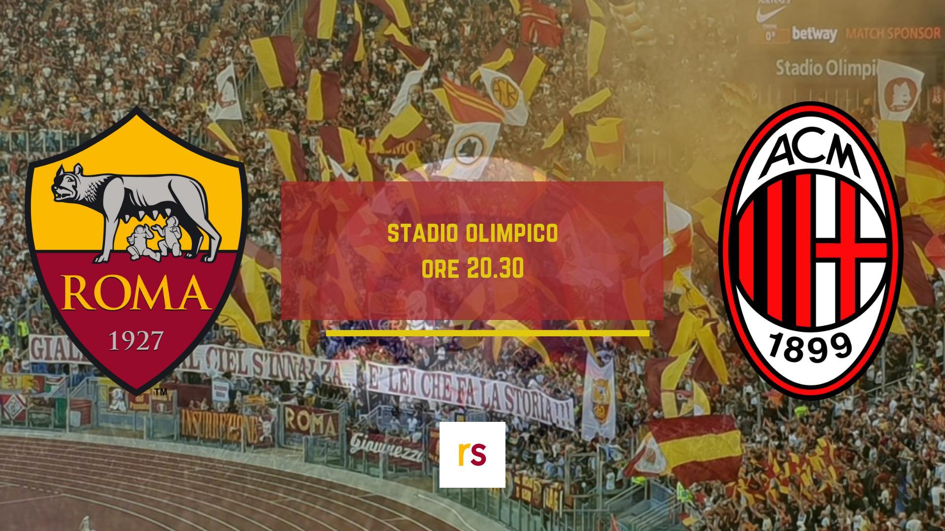 [FOTO e VIDEO] – Roma-Milan 1-1. Tra i fischi è un punto di (ri)partenza