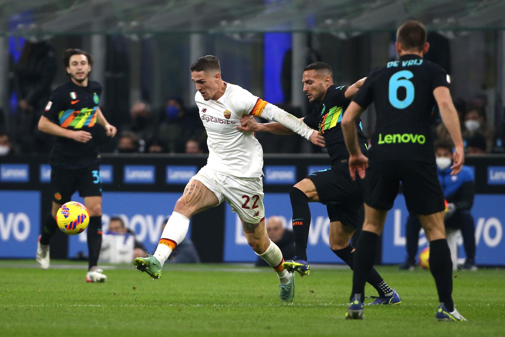 Inter-Roma, si giocherà a San Siro sabato alle 18.00