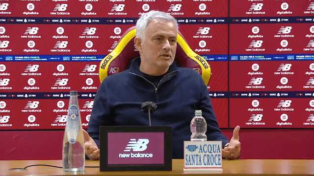 Mourinho: “Dispiace per i fischi a Zaniolo. Pinto? Non devo commentare, io alleno, secondo qualcuno male”