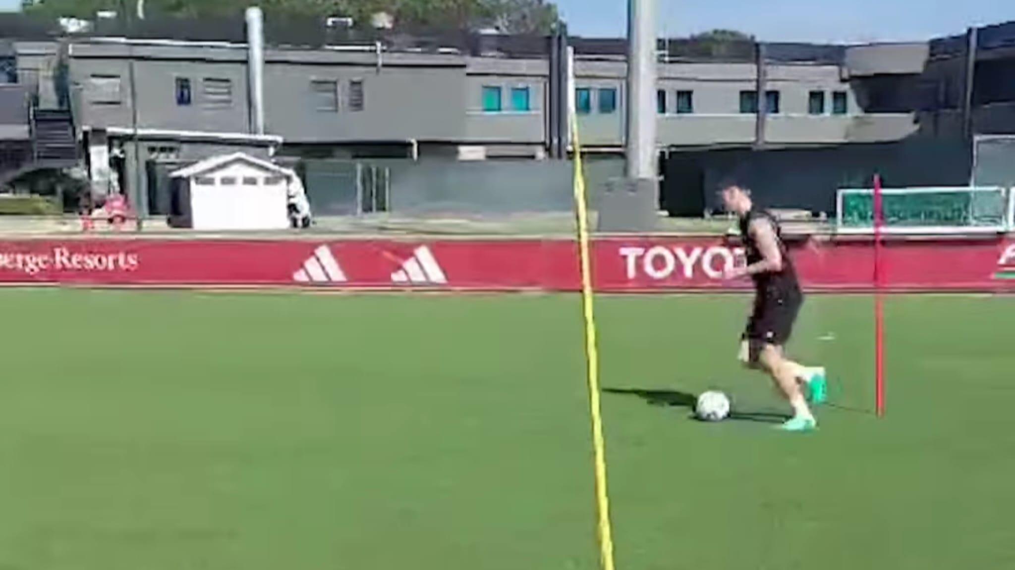 Trigoria: Kumbulla torna ad allenarsi con il gruppo (FOTO)