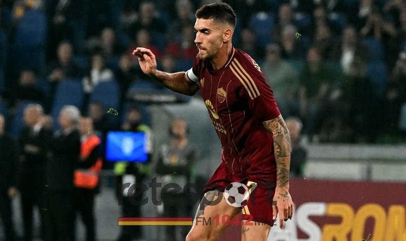 Trigoria: Pellegrini e Cristante in gruppo