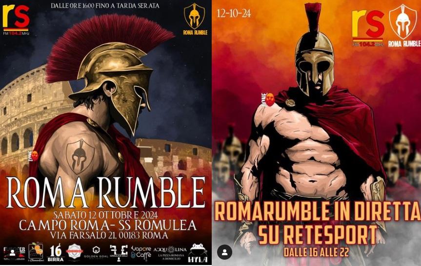 Roma Rumble! Sabato 12 ottobre vi aspettiamo alla Romulea per un grande torneo romanista