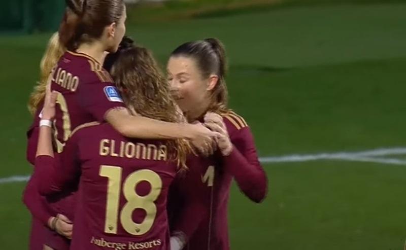 Femminile, Roma show contro la Juve: giallorosse più vicine alla vetta