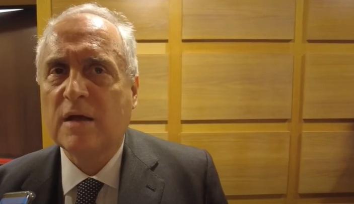 Lotito gongola: “Incredibile che la Roma si sia fatta sfuggire un campione come Pedro”