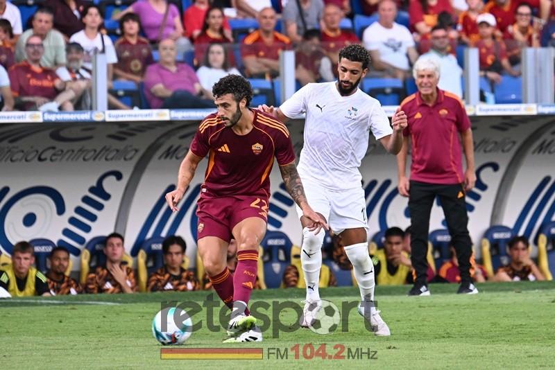 Trigoria, leggero affaticamento per Hermoso: condizioni da valutare