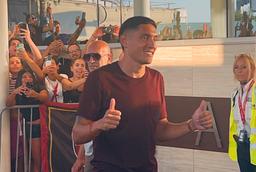 Molina é atterrato a Ciampino: “Forza Roma”. Domani firme e ufficialità