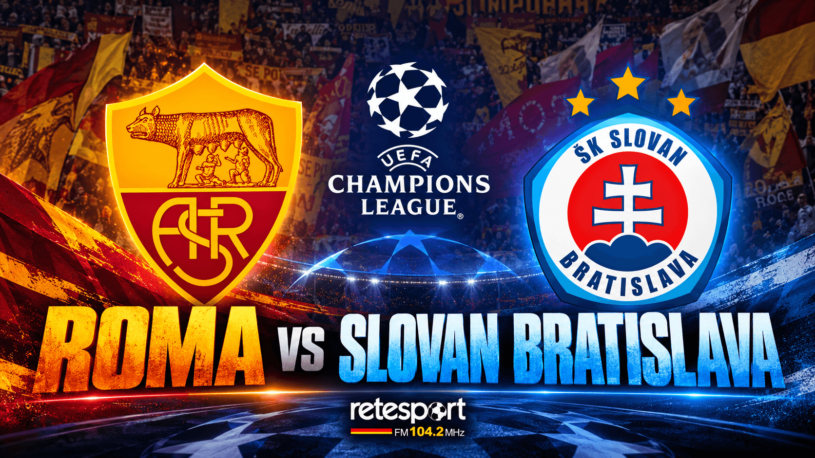Roma-Slovan Bratislava 4-0 – Poker giallorosso, prima vittoria stagionale in Champions