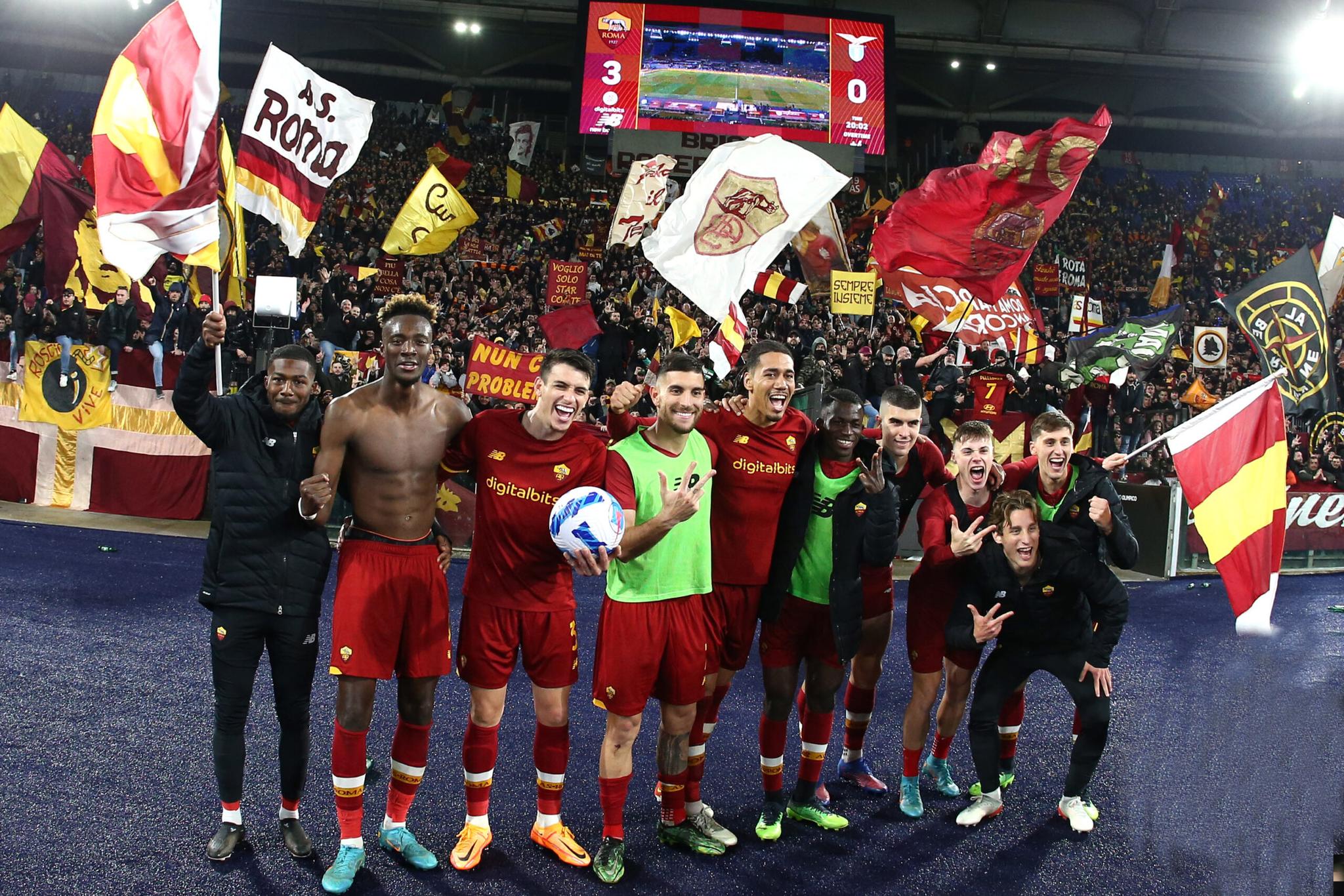 Roma-Lazio 3-0, le pagelle di Retesport: Abraham e Pellegrini trascinano i giallorossi